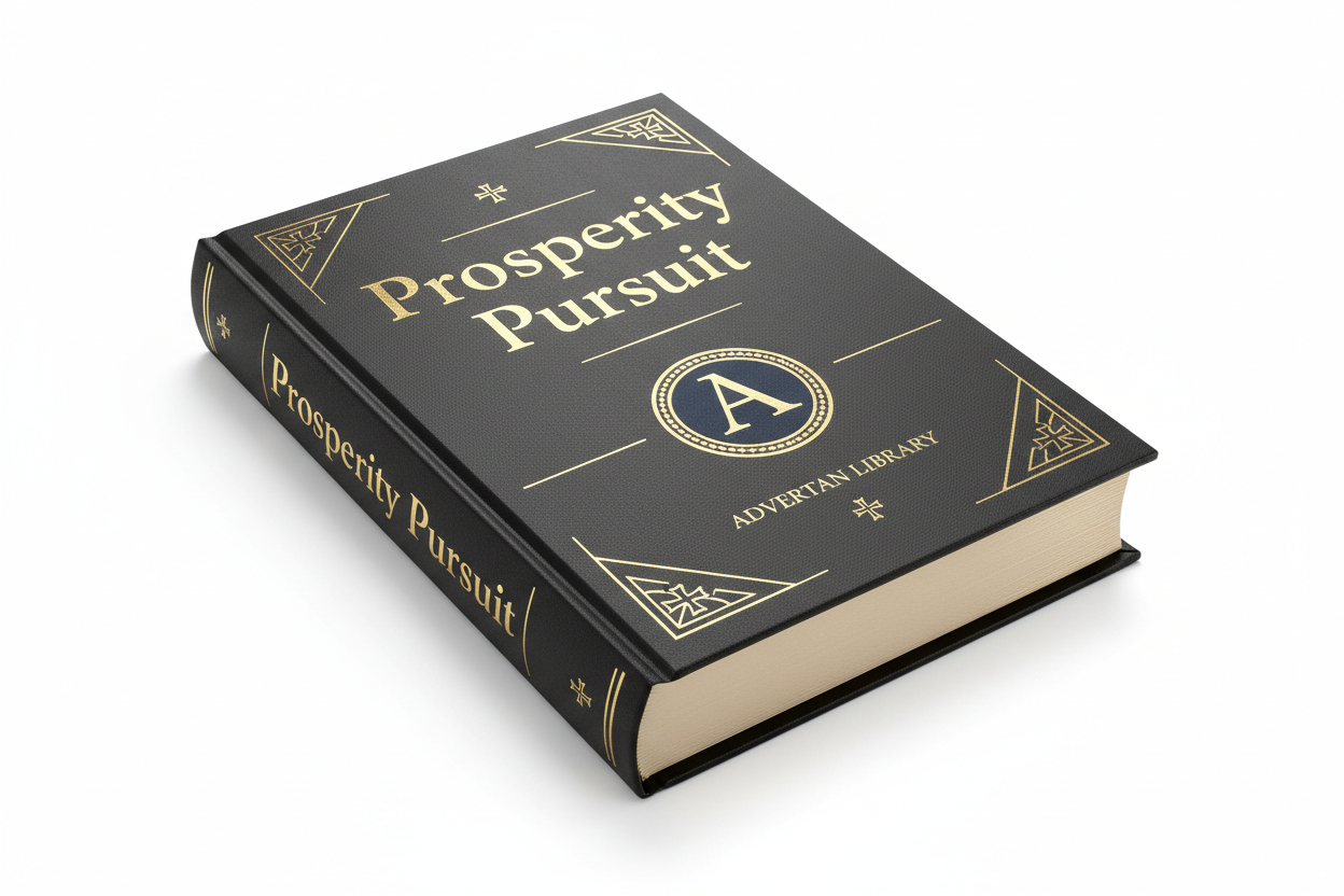 Prosperity Pursuit! (black book white background, Advertan Library book)