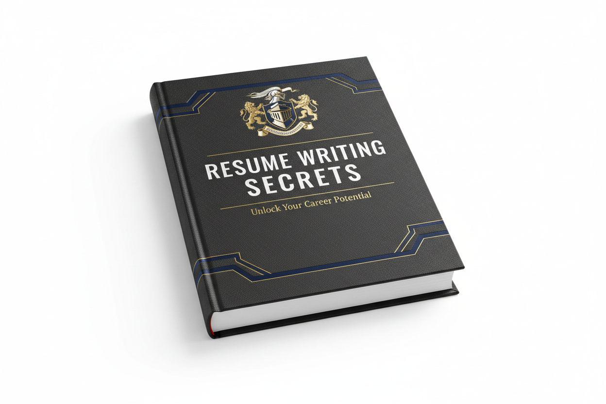 Resume Writing Secrets (advertan library book, black book white background)