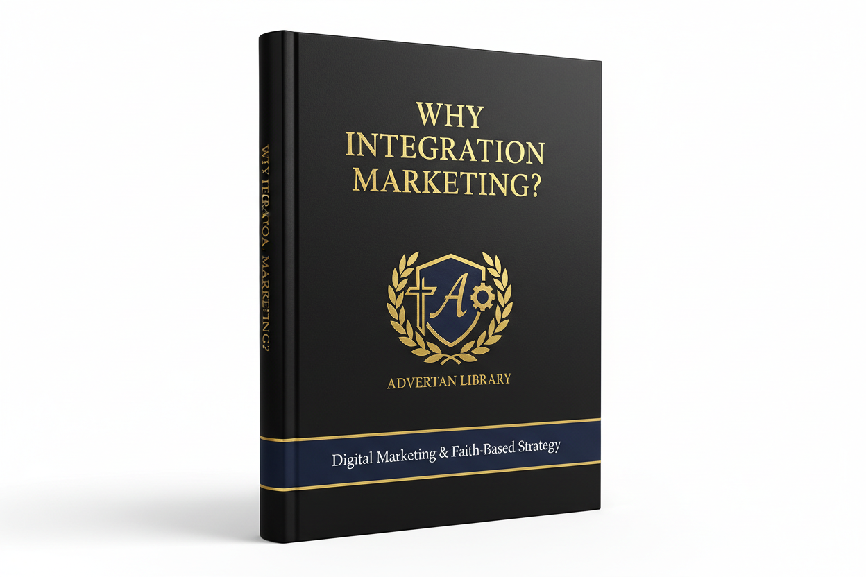Why Integration Marketing? (Advertan Library Book. Black cover White background)