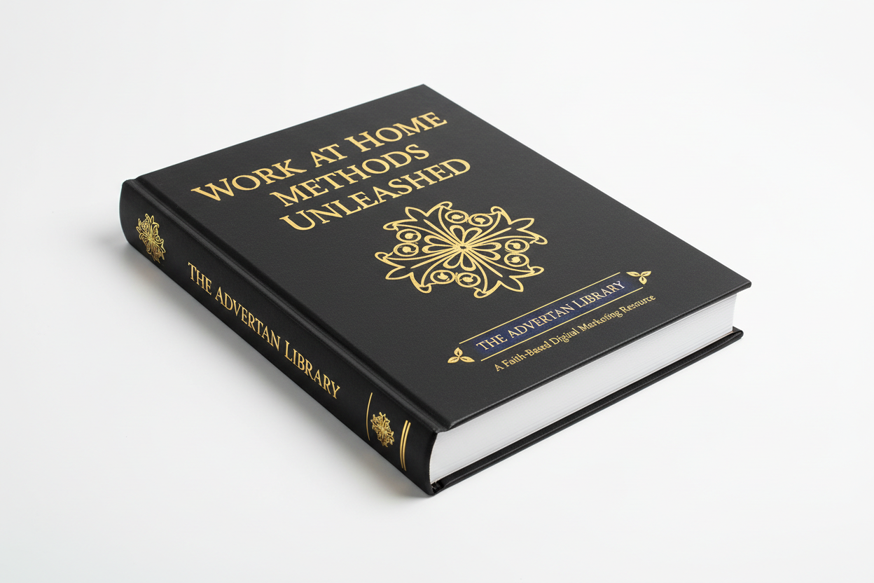 Work At Home Methods Unleashed (Black book White background, Advertan Library book)